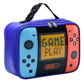 Kids Lunch Bag Insulated Back to School Reusable Tote Lunch Box for Girls Boys-Game Play