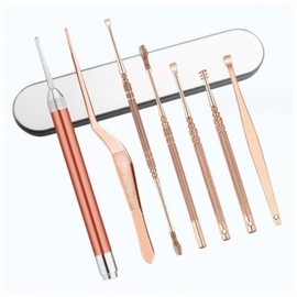 Safe LED Ear Pick 7-Piece Set for Children Ear Pick