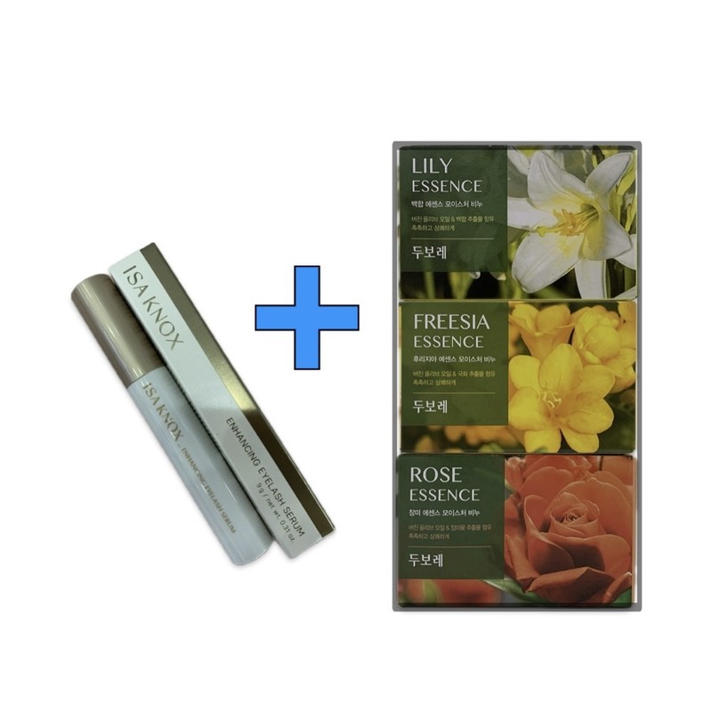 Isa Knox Inhaengsing Eyelash Serum 9g+Amore Happy Bath Soap 3P