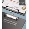 Ourui A4 Klemmbrett, 6er Klemmbrett A4 mit gummierter Metallklemme Zwischenablage
