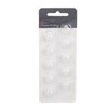 10PCS Hearing Ear Tips Higher Transparency Dual Layer Closed Comfortable