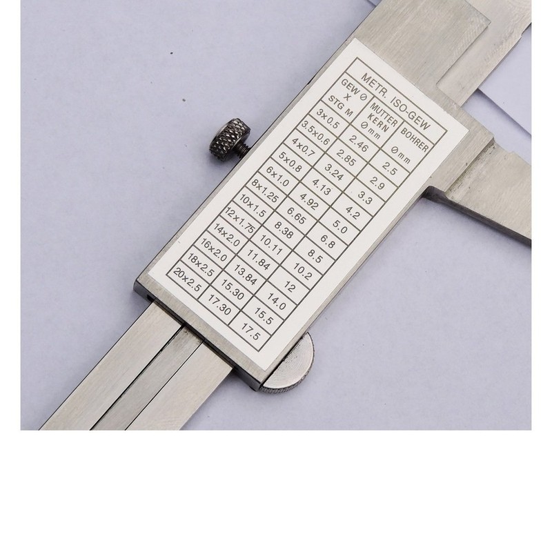 STEINLE 1102 Pocket Vernier Caliper 150 mm with Locking Screw