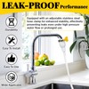 20 FT Faucet Hose Adapter for Sink, Transparent PVC Extra