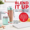 Dash 16oz Personal Portable USB-C Blender - Aqua Blue