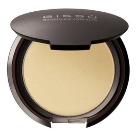 Bissú Maquillaje Compacto, Polvo Mate en 15 Tonos, Sin Aceites, Reduce Brillo y Líneas de Expresión (03 Nude, Mediano)