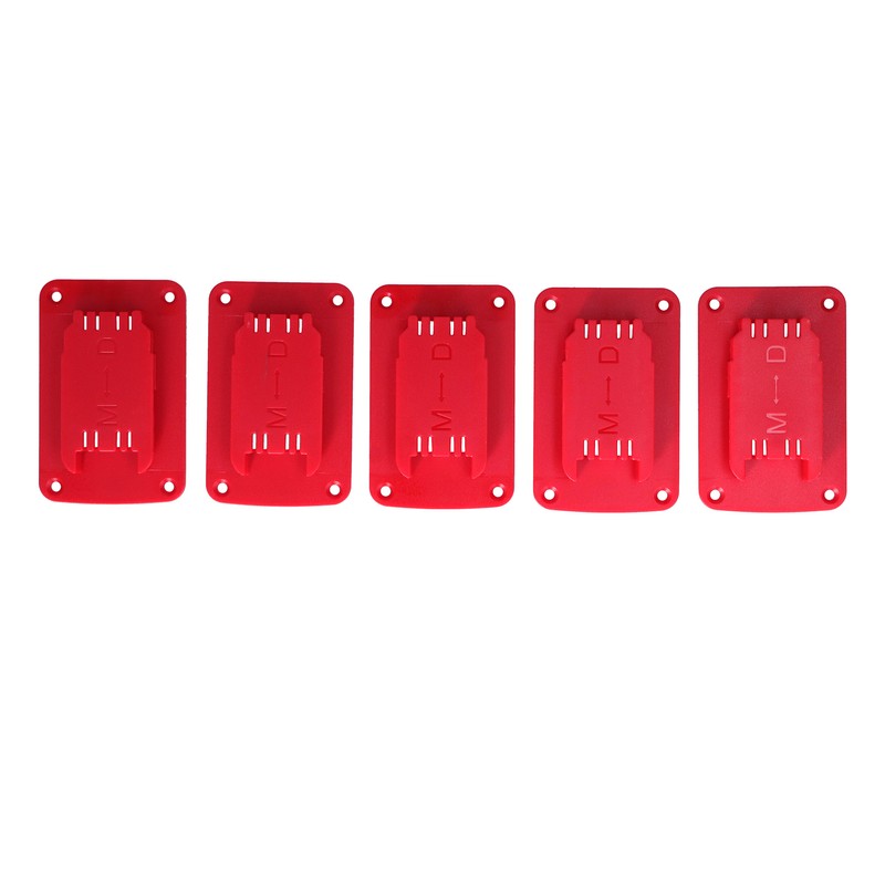 5Pcs Tool Holder Mount Battery Fixing Bracket Storage Rack for
