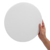 6-Pack 12x12-Inch White Round Foam Circles - 1-Inch Thick Foam