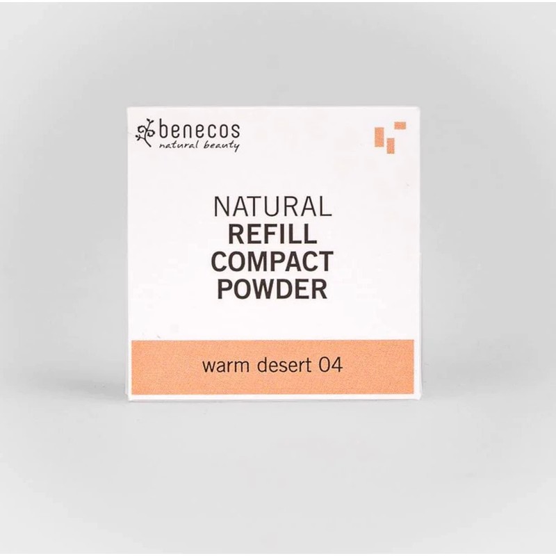 benecos - natural beauty Organic Cosmetics Refill Compact Powder Talc-Free