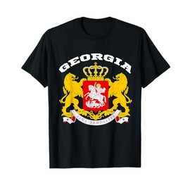 Georgia T-shirt Coat of arms Tee Flag Tbilisi Kutaisi T-Shirt
