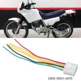 YINETTECH 2 x 6 Pin Motorcycle Regulator Connector M551 - A075 Compatible with Honda NX125