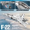 MEOA F-22 Raptor Fighter Jet Building Blocks Set 1837pcs Military