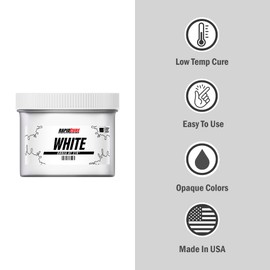 Rapid Cure® Screen Printing Ink White (8oz.) - Plastisol Ink for Screen Printing, Fast Curing Fabric Paint - Screen Print Direct®, USA Made