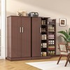 kepptory 47" Kitchen Pantry Cabinet, Modern Pantry Storage Cabinet with