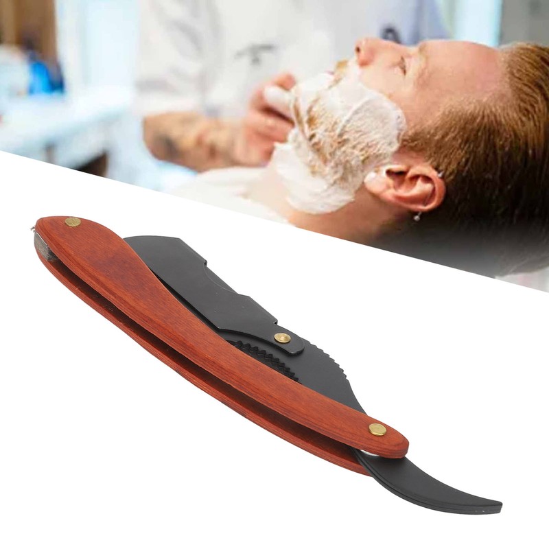 Manual Beard Trimmer Holder Ergonomic Alloy Vintage Lightweight Foldable Beard