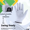 H-Cube Leather Golf Gloves Men Right Handed Golfer Medium Large