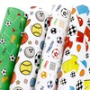 12 Sheets Football Wrapping Paper 27" x 20" Gift Paper