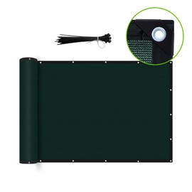 Shatex Privacy Screen Privacy Fence Screen 4x50ft Dark Green,Outdoor Heavy Duty 90% Blockage Shade Cover for Wall Garden Gazebo Backyard