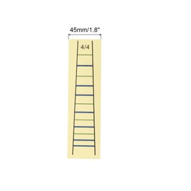 MECCANIXITY 4/4 Violin Finger Position Markers Stickers Violin Fret Guide Scale Indicator Markers 4/4 Yellow for Learning Precise Finger Position