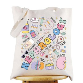 KEYCHIN Nephrologist Tote Bag Nephrology Nurse Gifts Dialysis Nephrology Nurse Shoulder Bag Kidney Care Nurse Gifts, Nephrology Tb