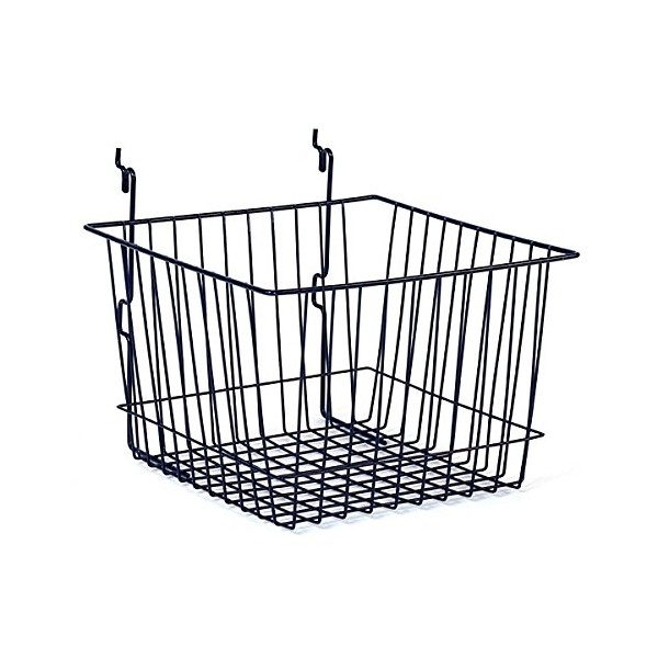 Wire Basket Slatwall Gridwall Pegboard Display Store Fixture Lot of