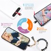Lostars Silicone Beaded Phone Wrist Strap,Phone Bracelet Strap with Tether