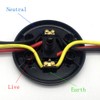 FUJIE 1 x Foot Pedal Switch Black Round Cable Foot