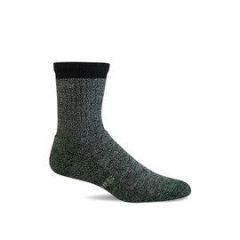 Sockwell Men's Trail Blazer Moderate Compression Sock, Charcoal - M/L