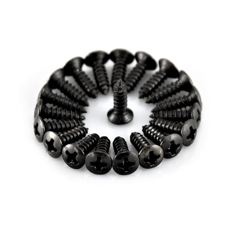 Guitar Anatomy Scratchplate Pickguard Screws Gold x4