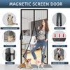 YRH Magnetic Fly Screen Door,Stay Open Option with Buckles,Heavy Duty