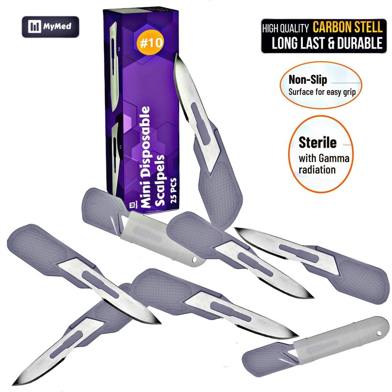 MyMed Disposable Mini #10 Scalpel Dermablade | Mini Box Cutter