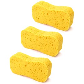 QWORK® 3 Packs Car Wash Sponges, Cleaning Sponge, Car Sponges For Washing, Super Absorbent,23 * 11 * 4.5cm