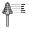 AKYLIN 2 Pieces 8mm Shank Router Bit Router Bit Rebate