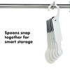 OXO Good Grips 6-Piece Plastic Measuring Spoons with added Scraper