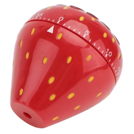 Ciieeo 1Pc Strawberry Shaped Mechanical Timer Cute Household Baking Timer Easy to Use Decorative Kitchen for Elderly Fun Home Decor