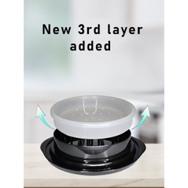 Chicken breast shredder tool twist, manual meat shredder for pork, beef, and even salads, ergonomic handles and built in non-slip solution, removable middle tray improves usability