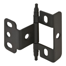 Brixwell QIGO-001 Decorative Butt Hinge Full Wrap Non Mortise Black
