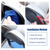 Miytsya 2 PCS Car Rear View Mirror Rain Visor Guard,