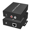 XMSJSIY RCA Extender Audio Balun 3.5mm/RCA Stereo Audio Over Ethernet