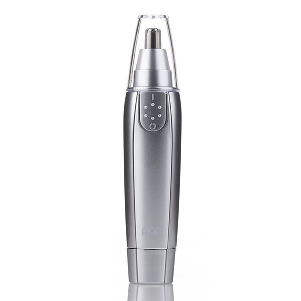 Ear and Nose Hair Trimmer for Men & Women (Silver)