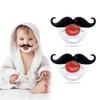 Funny Baby Pacifiers,Mustache Pacifiers 0-18 Months for Babies,Mustache Binky,Gift for