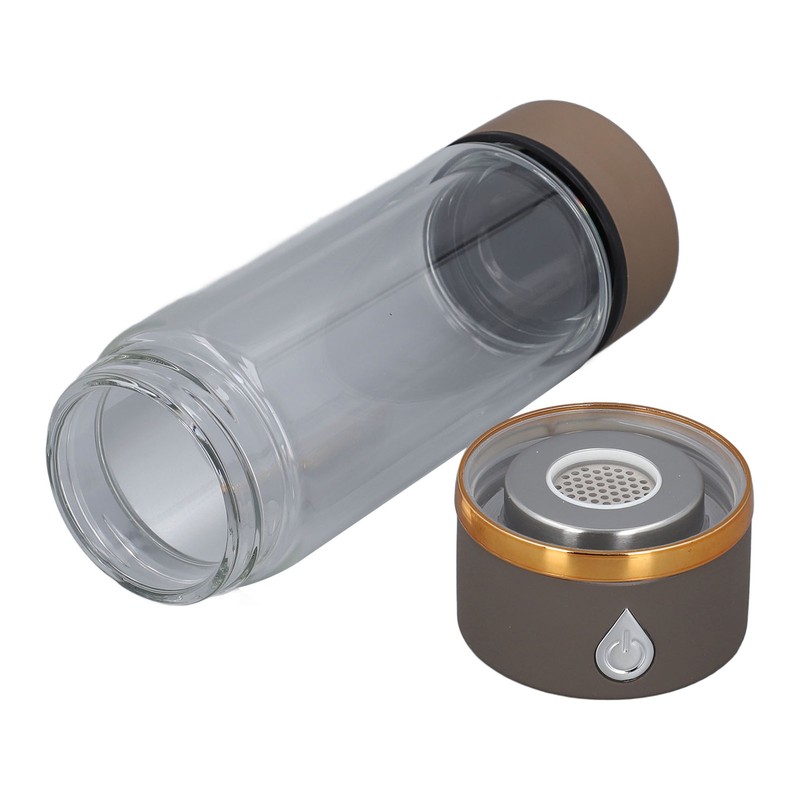 Hydrogen Water Bottle Generator Glass Smart Portable Rechargeable Ionizer Machine