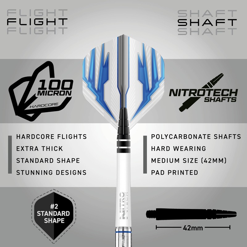 RED DRAGON Colin Lloyd Diamond 22g Tungsten Darts Set with