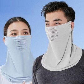 Unisex Earloop Mask with Airholes for Sun Protection Cooling Mask Pink