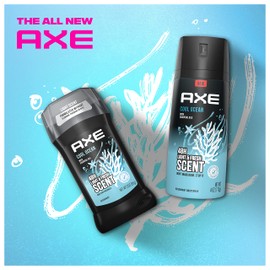 AXE Body Spray Deodorant For Long Lasting Odor Protection Cool Ocean All Day Fresh Scent Men's Deodorant Formulated Without Aluminum 4.0oz