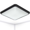Oktaplex lighting Pino LED Ceiling Light Anthracite Square 12 Watt