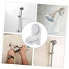 Operitacx Adjustable Wall Mounted Suction Shower Head Bracket Punch Base
