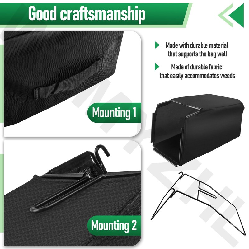 WHMYZHL 3800095004 Grass Bag Catcher 3705442002 Bag Frame Compatible with