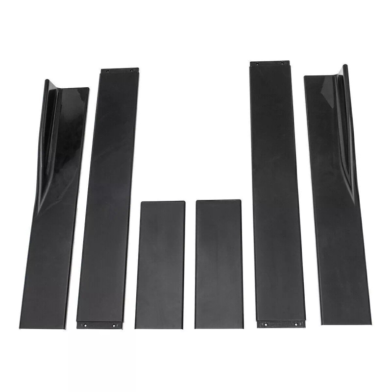 ZTT For INFINITI Q50 Gloss Black Side Skirt Rocker Panel