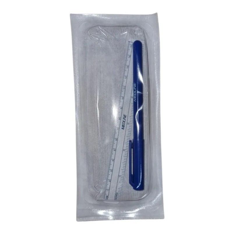 Regla Flexible + Marcador Piel Quirúrgico 50 Piezas