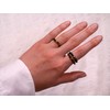 BERGERLIN Genuine Natural Stone Ring with Gold Pearl – Ring